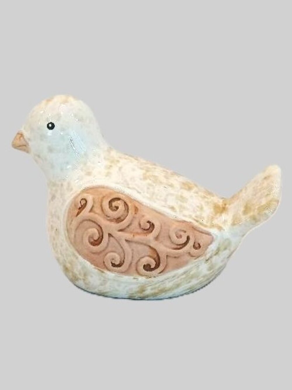 Porcelain Chubby Dove Peace Bird Figurine Cottage Farm Greenbrier Intl 5 1/4"
